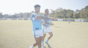 Titans Team Training header image for Titans Coral Homes TVC
